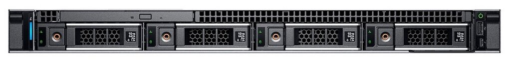 Сервер Dell PowerEdge R340 1xE-2124 1x16Gb 1RUD x4 1x4Tb 7.2K 3.5