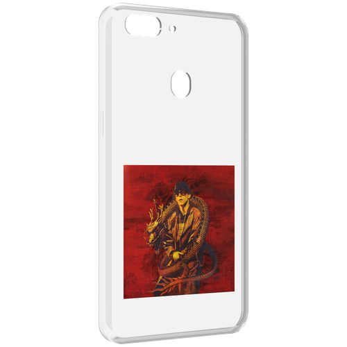 Чехол MyPads Dragonborn Big Baby Tape для Oppo Realme 2 задняя-панель-накладка-бампер