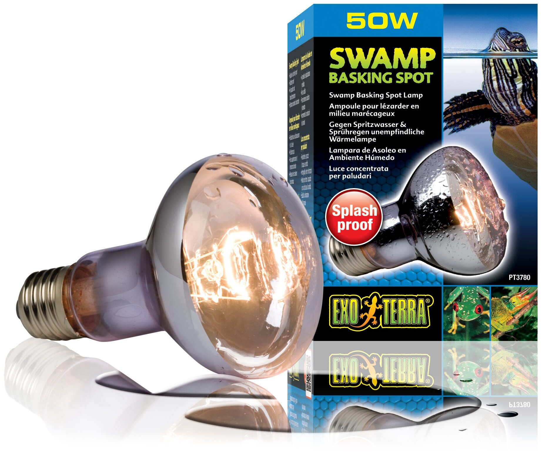 Лампа лампа накаливания Exo Terra Swamp Basking Spot (PT3780) , 250 люмен , 50 Вт - фотография № 2