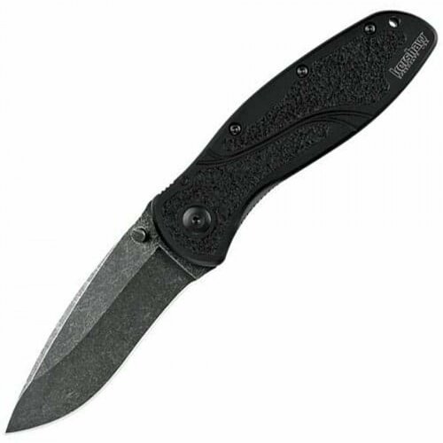 Нож складной Kershaw Blur, Blackwash Blade, Black Aluminum Handles нож складной kershaw ks1670blkdam blur damascus blade