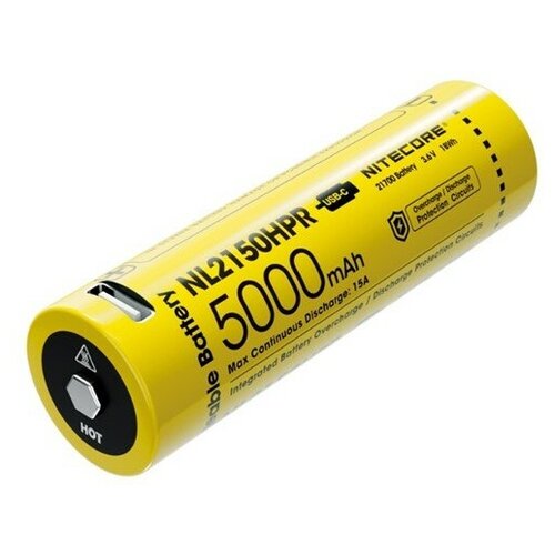 фото Аккумуляторная батарея nitecore nl2150hpr 5000mah