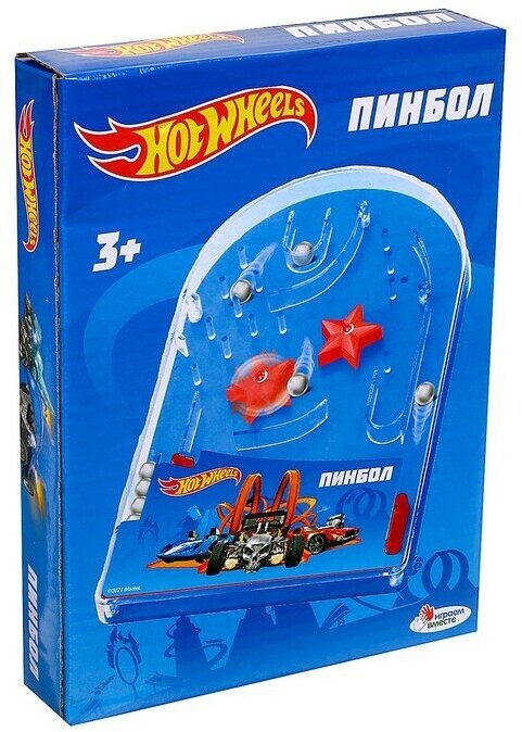 Настольная игра «Хот Вилс» пинбол hot wheel