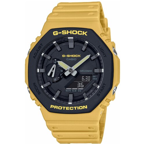 фото Японские наручные часы casio g-shock ga-2110su-9aer с хронографом