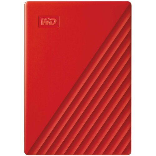 Внешний HDD Western Digital My Passport 2TB (WDBYVG0020BRD-WESN) (красный) ssd накопитель western digital sa500 red 500g wds500g1r0a