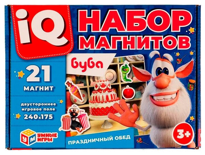 Игра Умка Праздничный обед. IQ набор магнитов. Буба 4680107941534 /20/