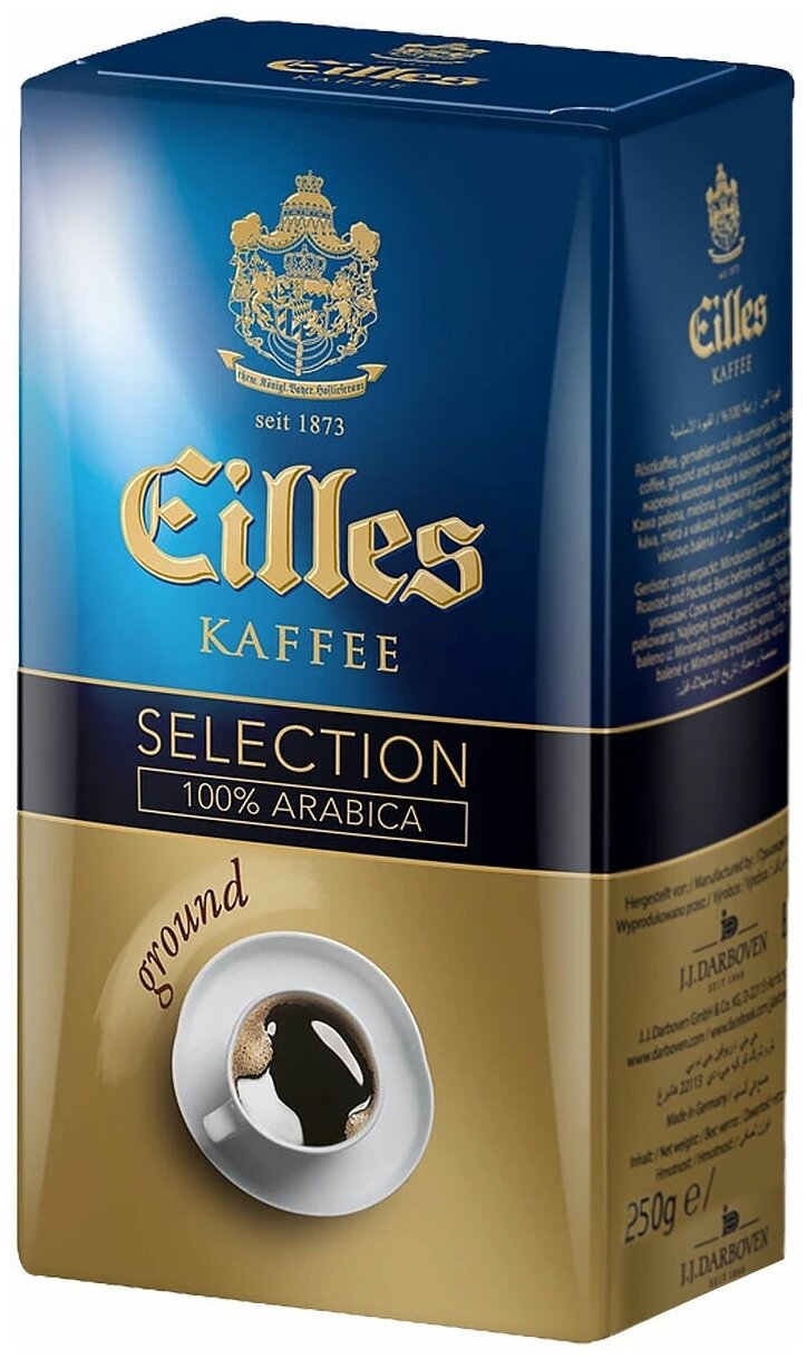Eilles SELECTION (100% арабика), кофе молотый, 250 гр.