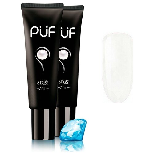 PUF, Gel Gemstone - гель с эффектом драгоценных камней (№1), 7 мл