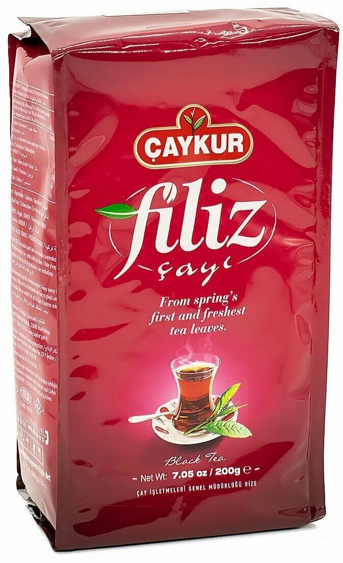 Турецкий черный чай Caykur Filiz 200 грамм