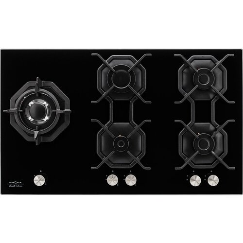 Газовая варочная панель Krona GRANDE 90 BL черный 3353100₽