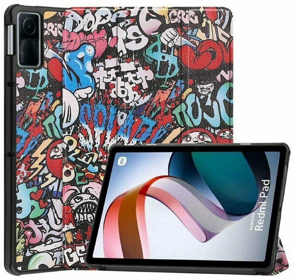 Чехол Smart Case для Xiaomi Redmi Pad 1061 дюйма (Graffiti)