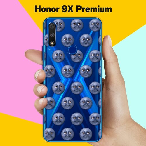 Силиконовый чехол Луна на Honor 9X Premium силиконовый чехол фиолетовые цветы на honor 9x premium