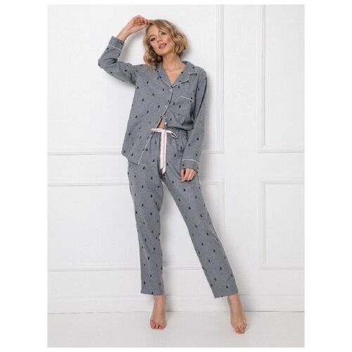 Пижама фланелевая женская Aruelle Elaine, XXL(56-58)