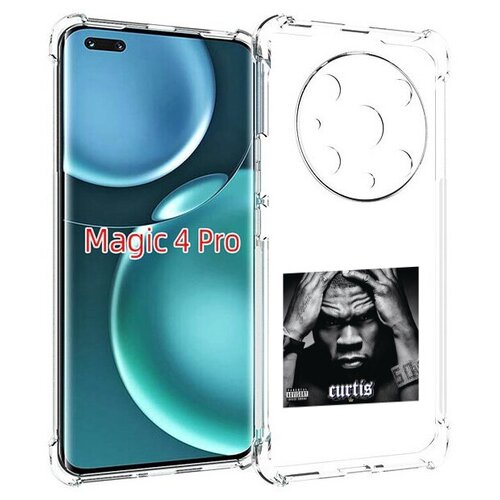 Чехол MyPads 50 Cent - Curtis для Honor Magic4 Pro / Magic4 Ultimate задняя-панель-накладка-бампер