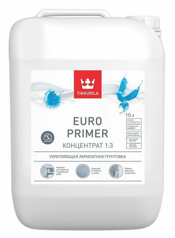 Tikkurila Euro Primer грунтовка Евро Праймер - фотография № 1