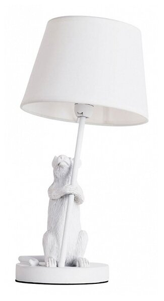 Настольная лампа декоративная Arte Lamp Gustav A4420LT-1WH