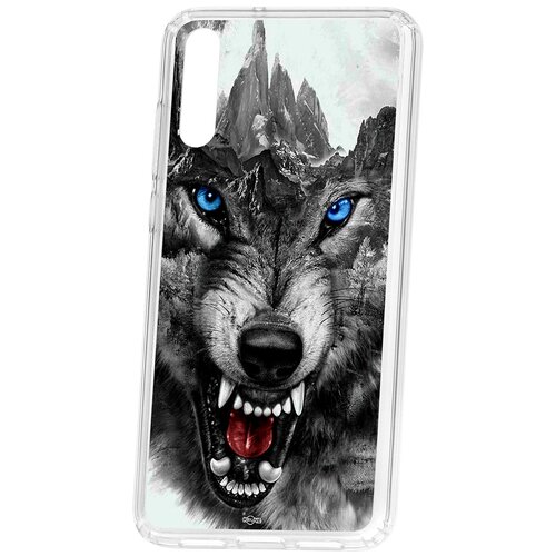 фото Чехол на huawei p20 kruche print волк кruче