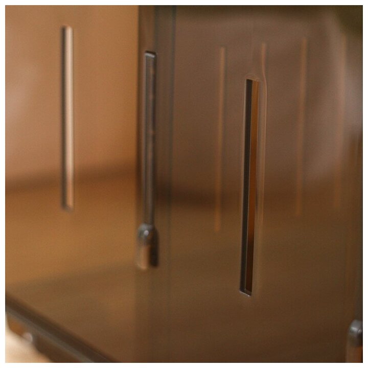 econova Контейнер для хранения без крышки OPTIMA, 10,6 л, 16,8×30,5×24,2 см, цвет коричневый - фотография № 4