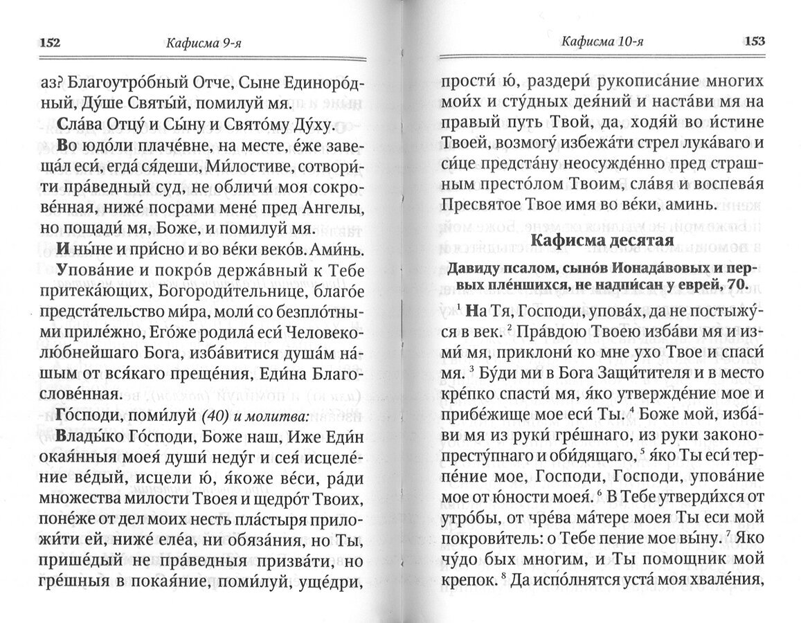 Псалтирь для мирян. Чтение Псалтири с поминовением живых и усопших - фото №6