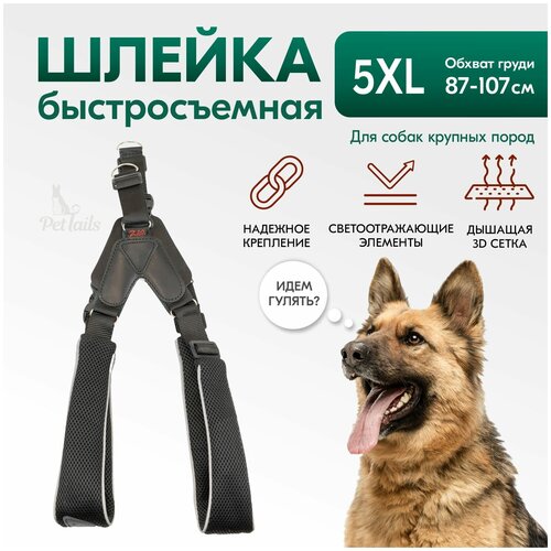 Шлейка для собак крупных пород PetTails, серия 