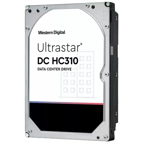 Жесткий диск WD SAS 3.0 4Tb 0B36048 HUS726T4TAL5204 Ultrastar DC HC310 (7200rpm) 256Mb 3.5