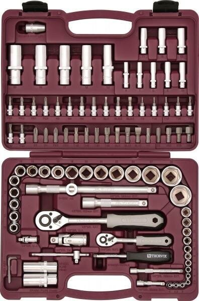 Набор инструментов THORVIK UTS0094 универсальный 1/4 1/2DR 94 предмета