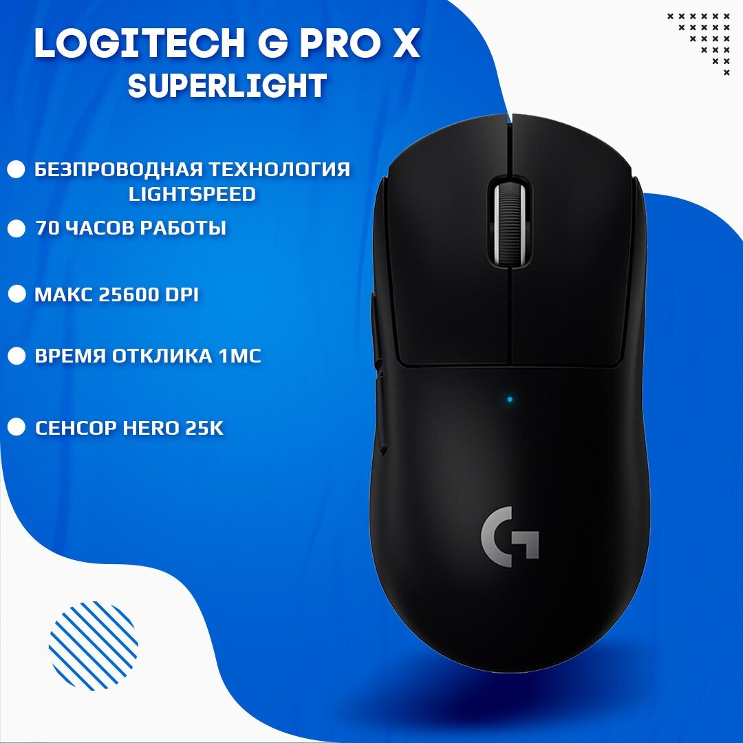 Беспроводная игровая мышь Logitech G Pro X Superlight