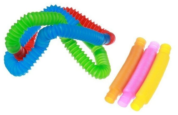 Игрушка антистресс Pop Tubes, набор 6 шт, 1 шт.