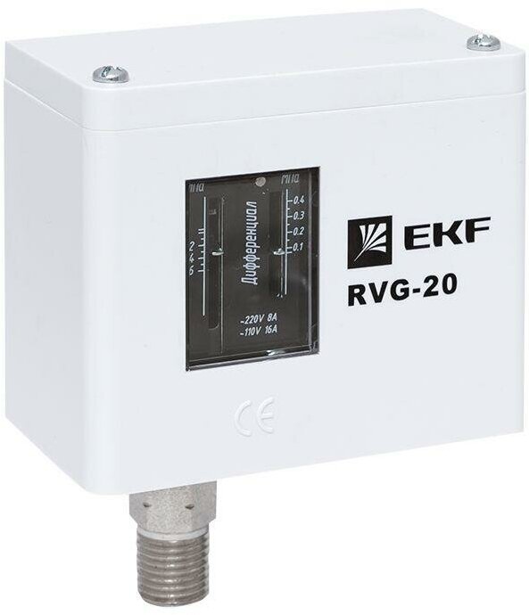 EKF Реле избыточного давления RVG-20-0,6 (0,6 МПа) .