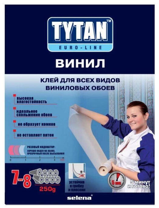 Клей для текстильных обоев Tytan Euro-Line Винил с индикатором