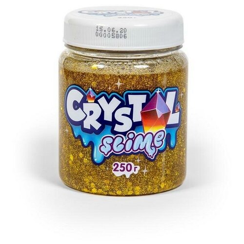 Слайм Slime Crystal, золотой, 250г