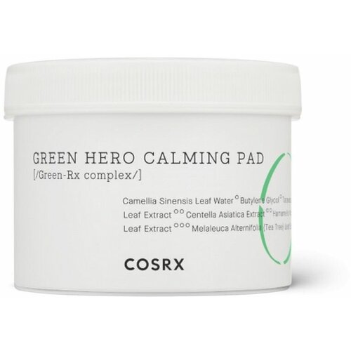 Пилинг COSRX Пилинг-пэды успокаивающие для чувствительной кожи / One Step Green Hero Calming Pad, 70 шт