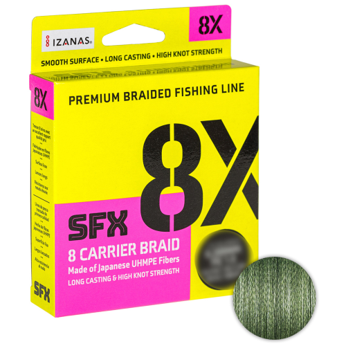 Плетёный шнур Sufix Sfx Braid X8 135м. 0.104мм. Green