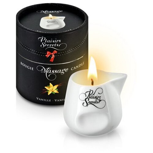 Массажное масло 18+ CONCORDE, свеча с массажным маслом усиливающая возбуждение с ароматом ваниль, 80 мл.