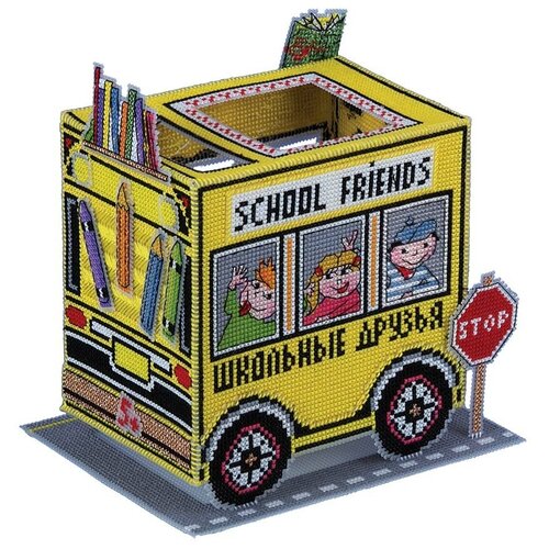 фото Набор для вышивания ig-1638 ( иг-1638 ) "школьный автобус" panna