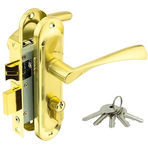 Замки дверные marlok 0 матовое золото замок врезной с ручками на планке ключ ключ soller 50 106pb золото 24 цм