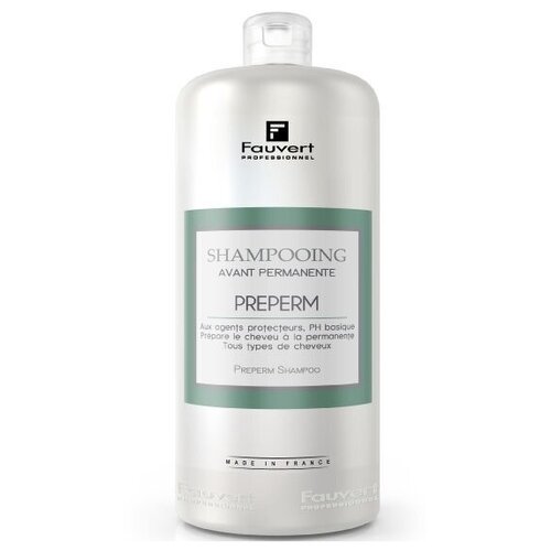 Fauvert Shampooing Preperm pH 6,5-7 Шампунь перед химической завивкой, 1000 мл.
