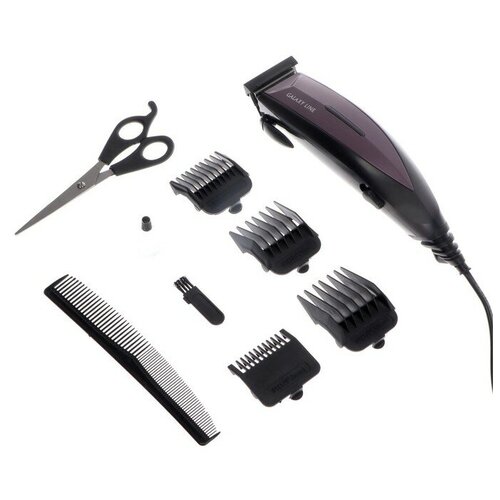 Машинка для стрижки Galaxy LINE GL 4167 15 Вт 36912 мм нержсталь фиолетоваяВ наборе1шт 128600₽