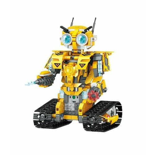 Конструктор Robots Желтый Робот на радиоуправлении 513 деталей QL1216 конструктор жёлтый робот 513 деталей crazy daizy