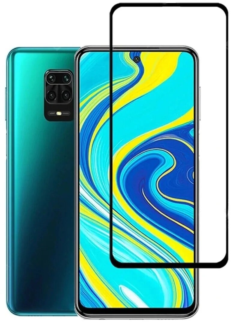 фото Защитное стекло "Полное покрытие" для Xiaomi Redmi Note 9S/9 Pro/сяоми редми ноут 9с/9про Черное