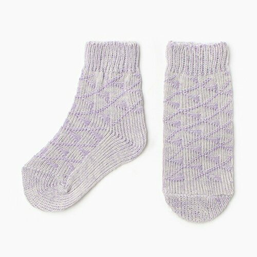 фото Носки стильная шерсть размер 26/28, фиолетовый