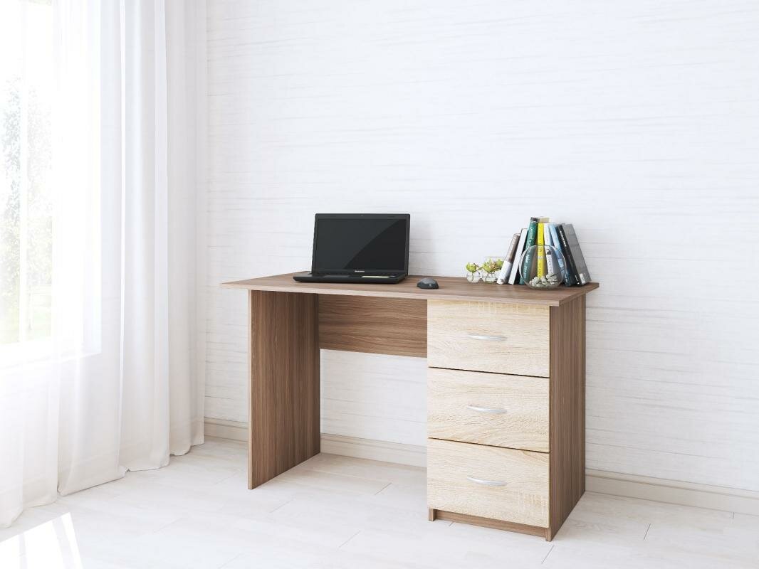 фото Тэкс Письменный стол "Сити-1" (Ясень Шимо / Дуб Сонома)
