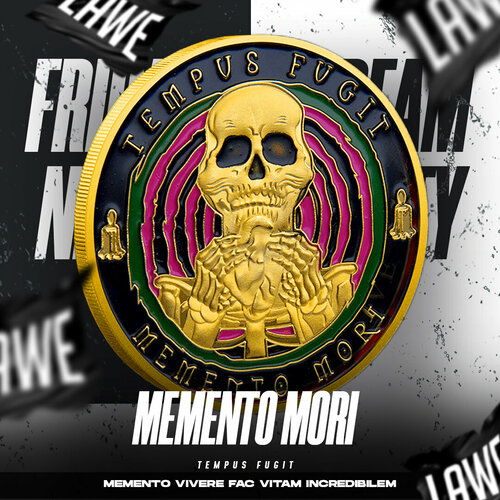 Коллекционная монета Memento Mori in Gold / Tempus Fugit