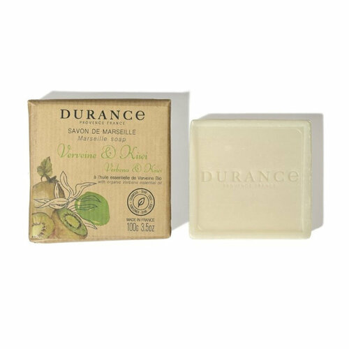 Durance / Марсельское мыло кусковое Вербена и киви 100гр. / Verbena & Kiwi durance марсельское мыло кусковое лаванда и травы прованса 100гр lavender