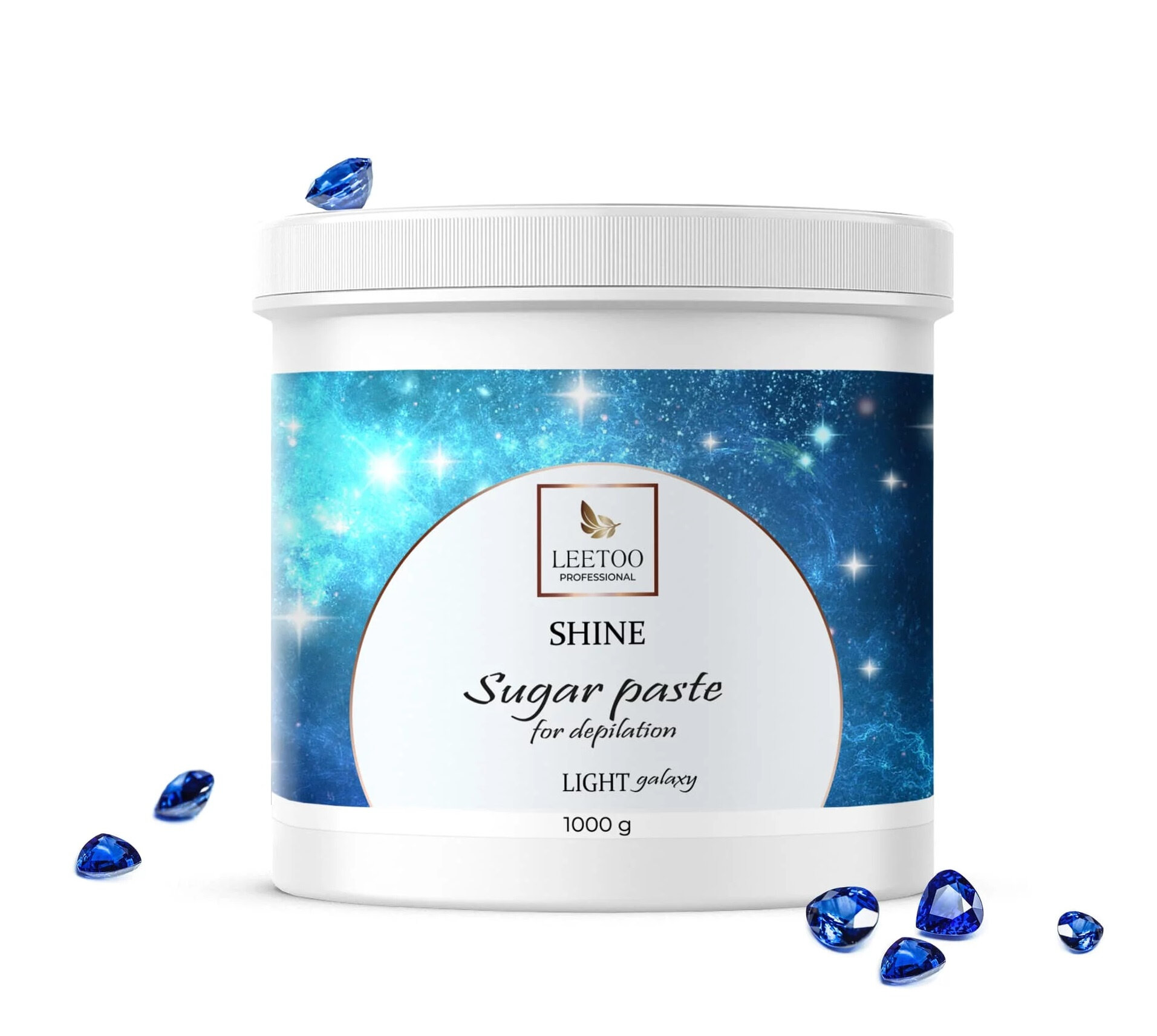 Сахарная паста для шугаринга "LEETOO" SHINE GALAXY LIGHT (Мягкая), 1000 гр