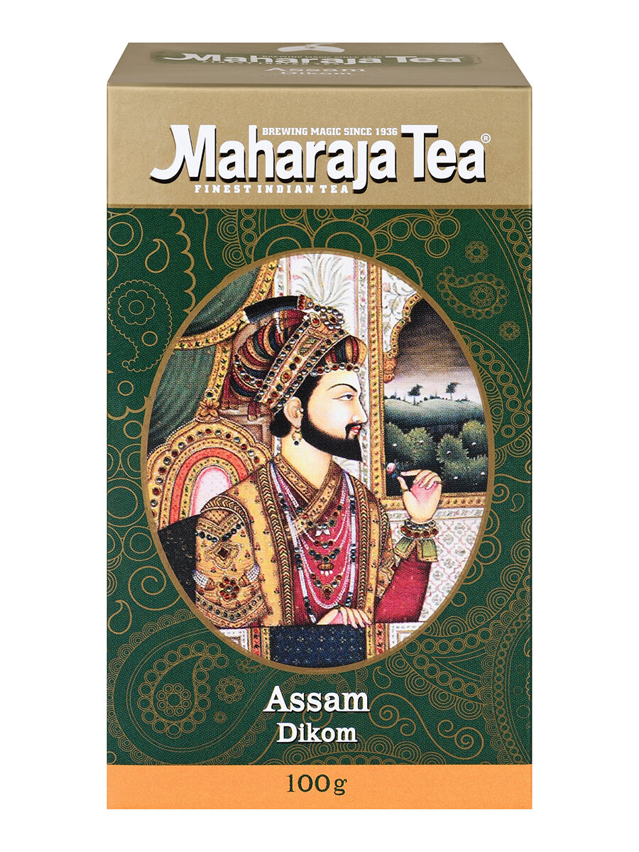 Чай Maharaja Ассам Диком индийский черный 100г - фото №7