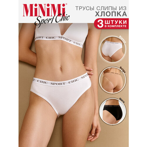 фото Трусы minimi, 3 шт., размер 48(l), мультиколор