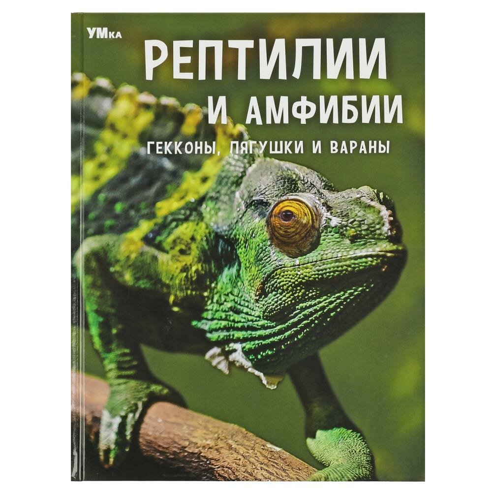 Энциклопедия Рептилии и амфибии. Гекконы, лягушки и вараны УМка 978-5-506-07160-0