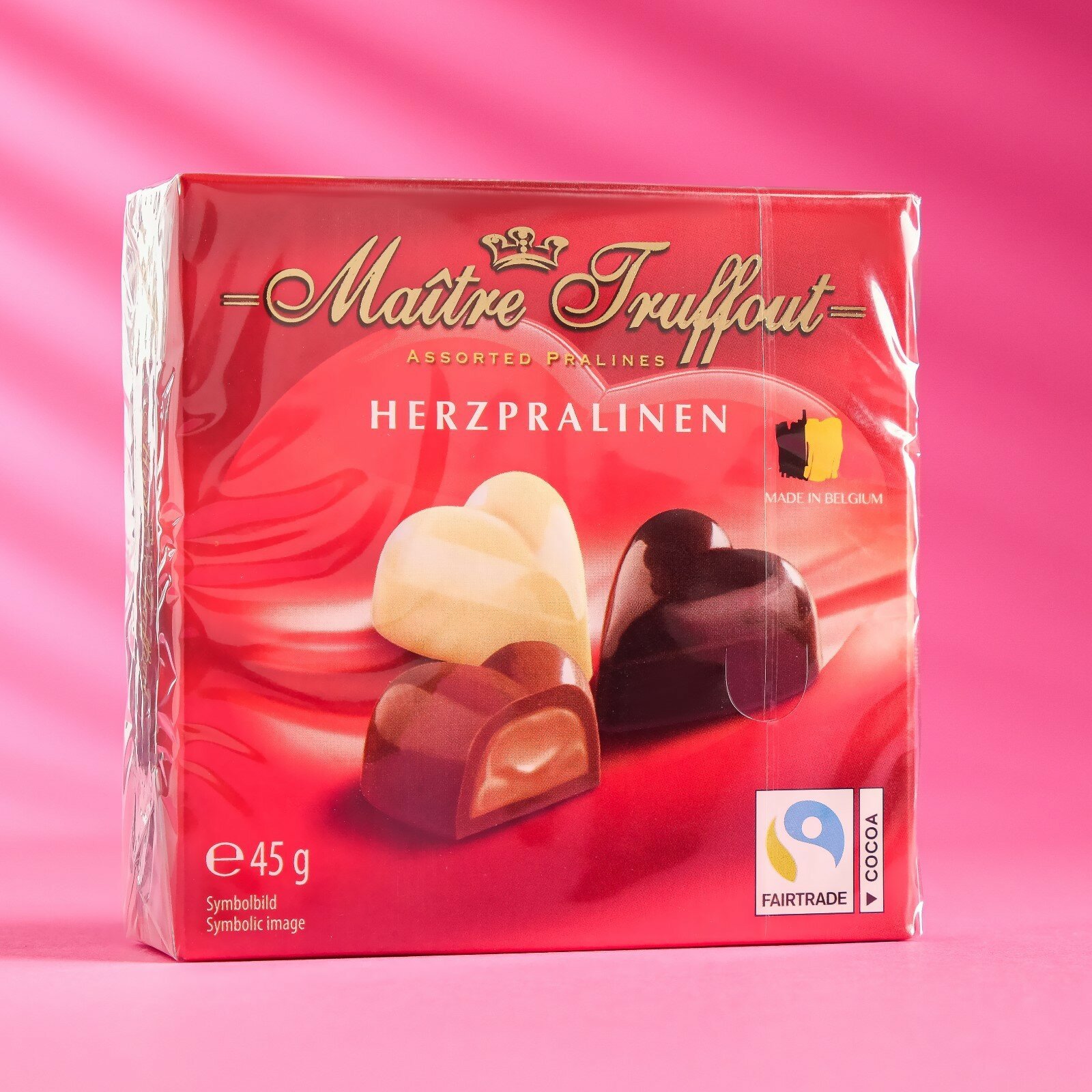 Шоколадные конфеты ассорти «Мини-сердца», 45 г