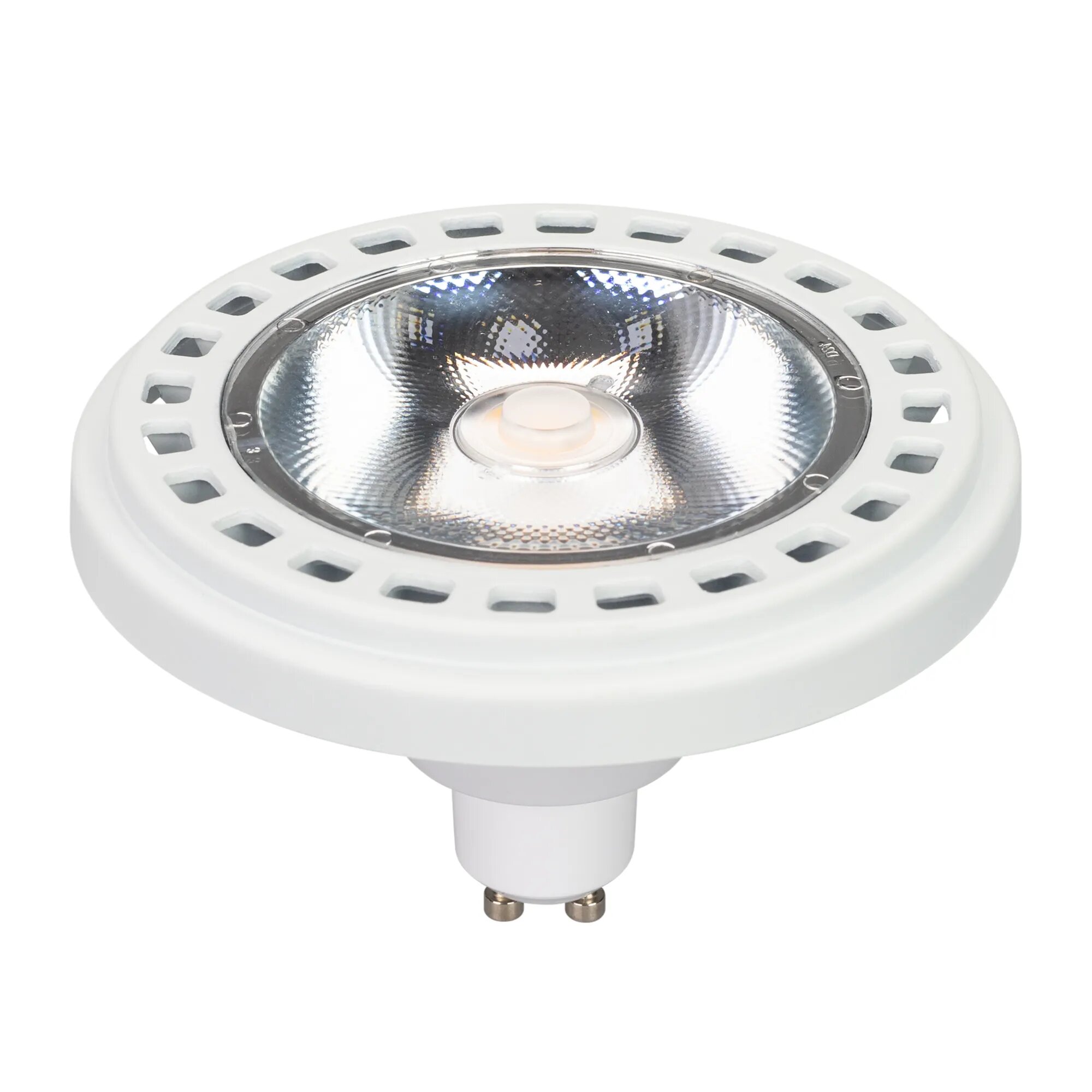 Лампа светодиодная Arlight AR111-UNIT-GU10-15W-DIM Warm3000 (WH, 24 deg, 230V), GU10, 15 Вт, 3000 К