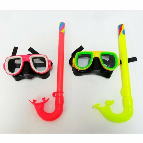 Набор для плавания Маска трубка 141-747G 524₽